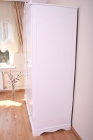 Kleiderschrank weiß Kristallserie 2