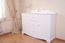 Kommode XXXL weiß Kristallserie 1