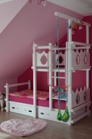 Hochbett für Prinzessinnen