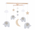 Holzmobile Elefant grau