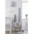 Kleiderhaken Stern grau