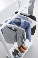 Kleiderbügel Stern grau