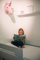 Tierkopf Trophäe Einhorn Claire