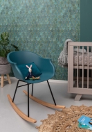 Schaukelstuhl / Stillstuhl Jazzy grün