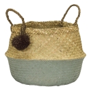 Seegras Aufbewahrungskorb grün klein