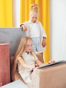 Wigiwama Kissenrolle Cord rosa