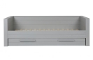 Woood Sofabett Dennis grau 90x200 cm
