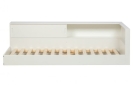 Woood Eckbett Connect weiß 90x200