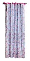 My Julius Vorhänge Blumen blau-rosa