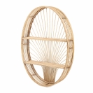 Kidsdepot Rattan Wandregal rund