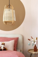 Bambus Hängelampe Mavis schwarz Kidsdepot