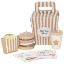 Holz Hamburger Set mit Pommes