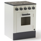 Holz Herd / Kinderküche weiß