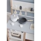 Holz Spielküche weiß-grau