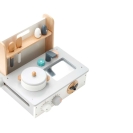 kleine Holz Spielküche klappbar