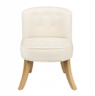 Samt Kindersessel beige