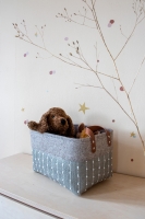 Kidsdepot Stoffkörbe Enno grau 3er Set