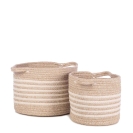 Kidsdepot Aufbewahrungskörbe Eran 2er Set creme-beige