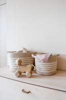 Kidsdepot Aufbewahrungskörbe Eran 2er Set creme-beige