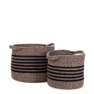 Kidsdepot Aufbewahrungskörbe Eran 2er Set schwarz