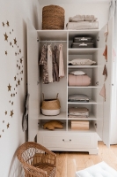 Schrank Ines 2-türig XL grau