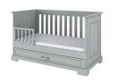 Babybett Ines grau 70x140 umbaubar