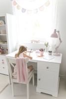 Kinderschreibtisch Marylou weiß