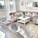 Schaumstoffbausteine beige mit Mini-Bällebad