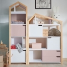 Standregal Tatam Joey Kieferholz-weiß