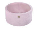 Bällebad Velvet rosa rund inkl. 200 Bälle
