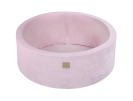 Bällebad Velvet rosa rund inkl. 200 Bälle