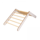 Kletterdreieck Holz weiß