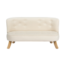 Samt Kindersofa creme