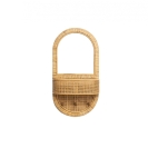 Kidsdepot Rattan Wandspiegel Mees mit Ablage