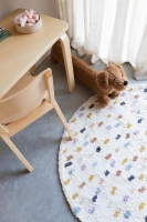 Kidsdepot Teppich Cato creme rund