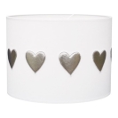 Hängelampe weiß Herzen