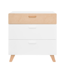 Kommode Hoppa weiß-natur