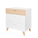 Kommode Hoppa weiß-natur