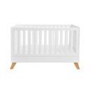 Babybett Hoppa weiß-natur 60x120