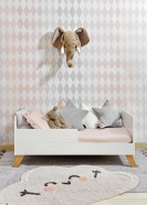 Babybett Hoppa weiß-natur 60x120