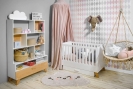 Babybett Hoppa weiß-natur 60x120