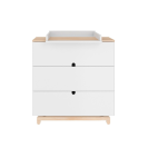 Kommode Nomi weiß-natur