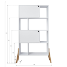 Bücherregal Lotta Snow