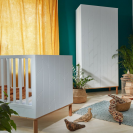 Babybett Toteme botanic weiß 70x140