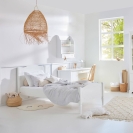 Kinderbett Royal timeless 90x200 weiß