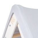 Kletterdreieck / Spielzelt blau-weiß