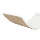 Balance Board Holz mit Filz weiß/beige