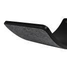 Balance Board Holz mit Filz schwarz/grau