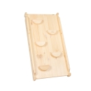 Kletterdreieck + Rutsche-Kletterwand Set Holz