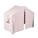 Großes Kletterdreieck / Spielhaus rosa-grau